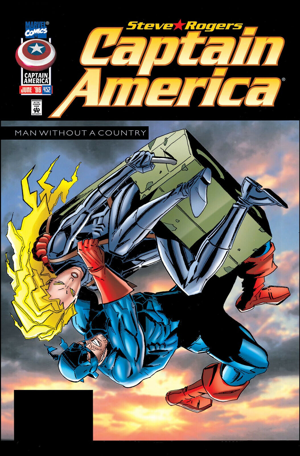 Marvel Comics Captain America #452 Modern Age 1996