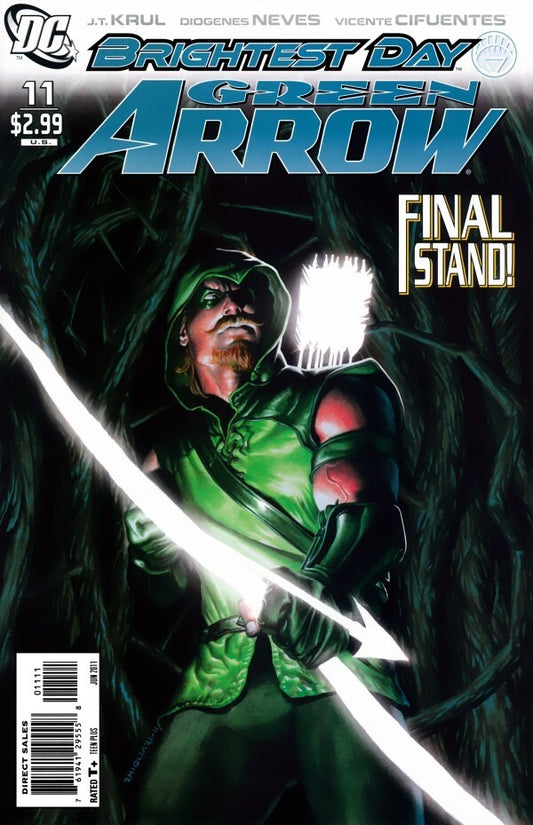 DC Comics Green Arrow #11 Modern Age 2011 Brightest Day