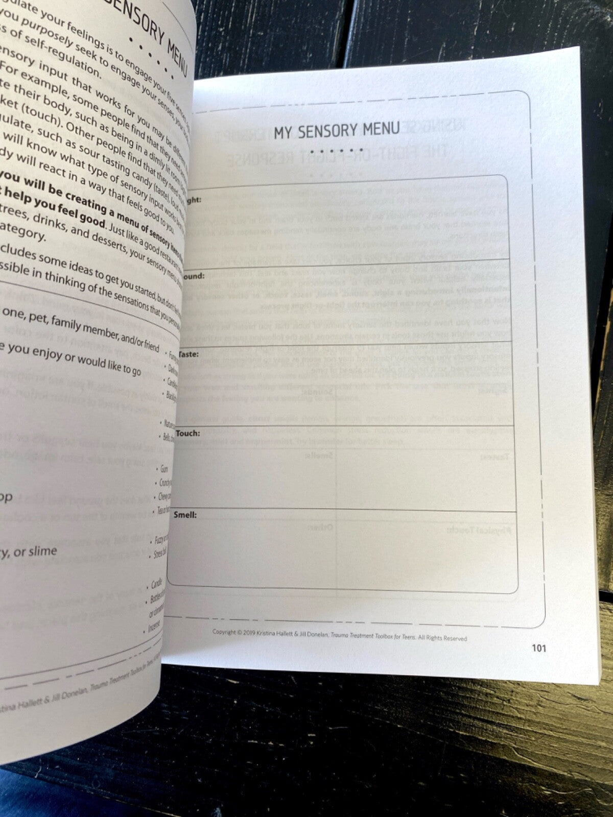 Trauma Treatment Toolbox for Teens by Kristina Hallett and Jill Donavan