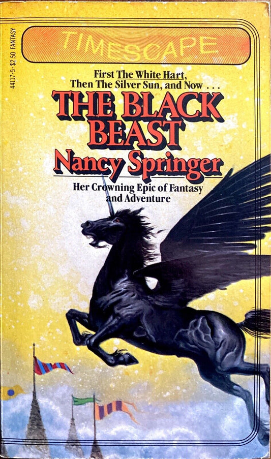 The Black Beast by Nancy Springer 1982 Pocket Timescape Paperback