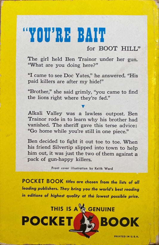 Valley of Vanishing Men by Max Brand 1949 Pocket 609 Paperback First