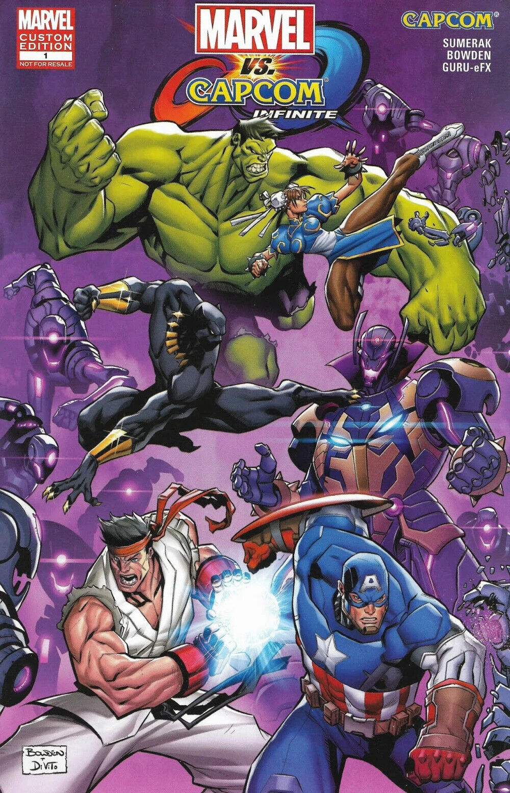 Marvel vs Capcom Infinite: Infinite Horizons #1 Gamestop Exclusive Comic 2017