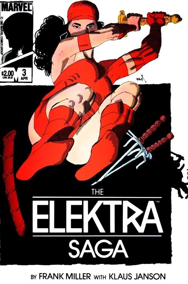 Marvel Comics The Elektra Saga #3 Copper Age 1984