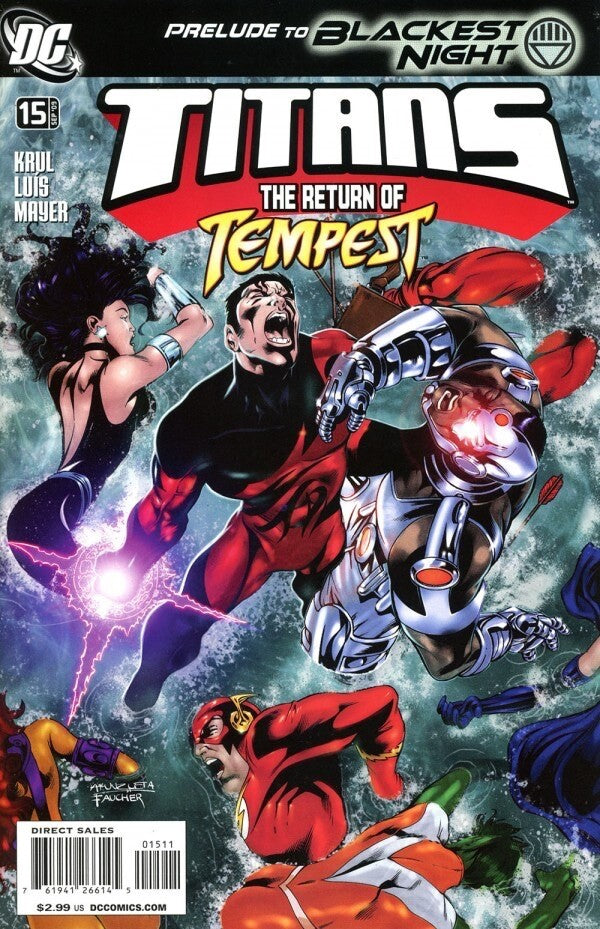 DC Comics Titans #15 Modern Age 2009 Blackest Night