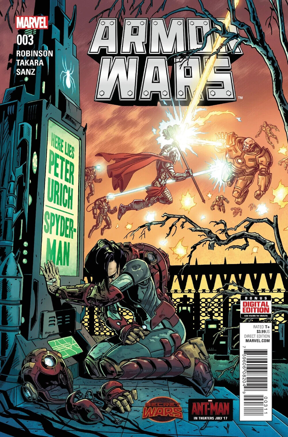 Marvel Comics Armor Wars #3 Modern Age 2015