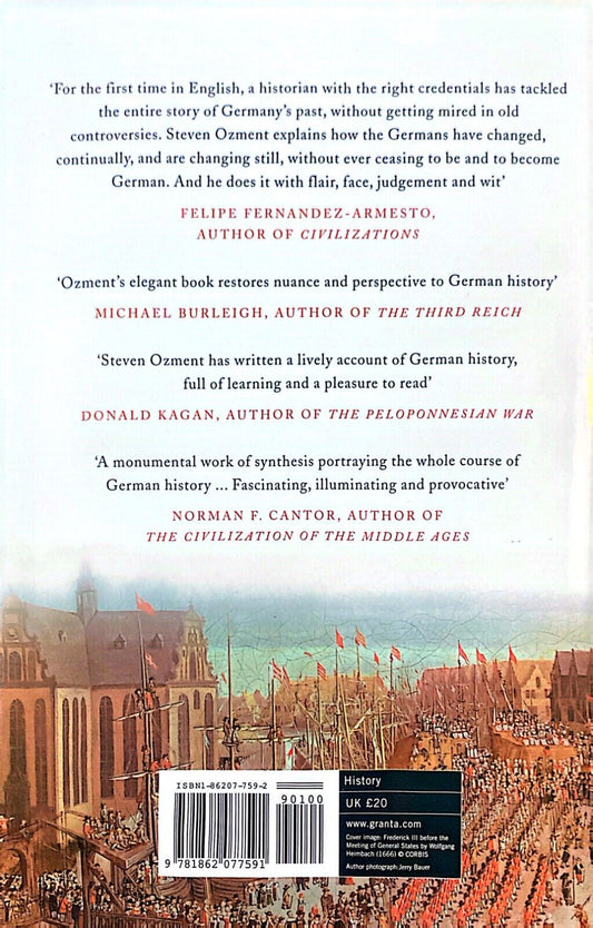 A Mighty Fortress: A New History of the German People by Steven Ozment Hardcover