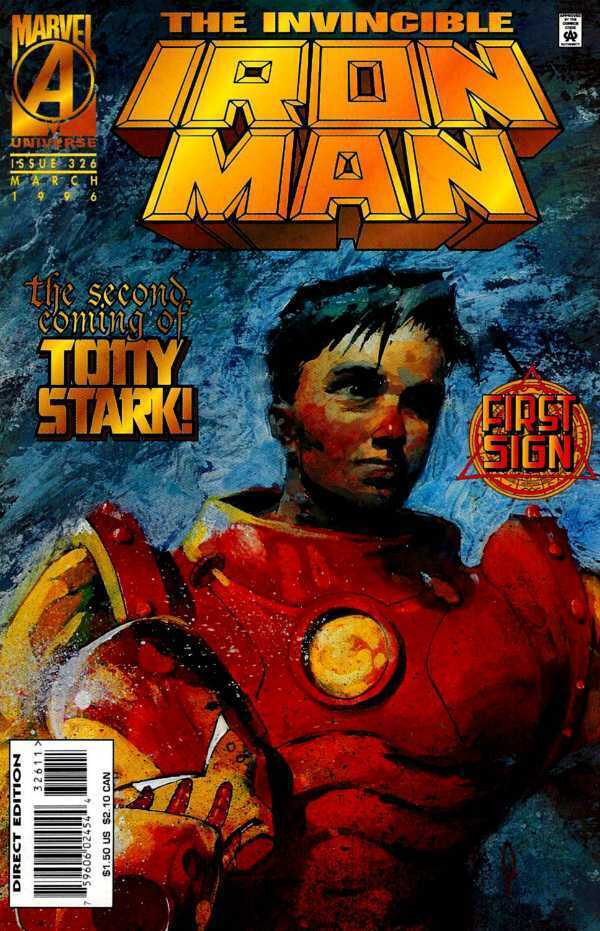 Marvel Comics Iron Man #326 Modern Age 1996 First Teen Tony