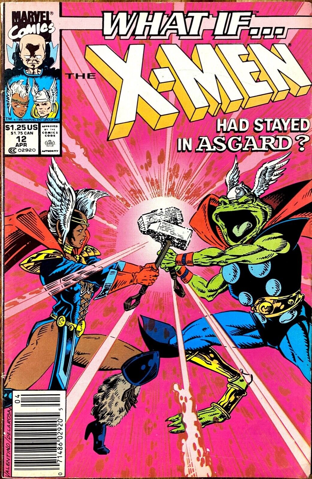 Marvel Comics What If... #12 Copper Age 1990 X-men Asgard