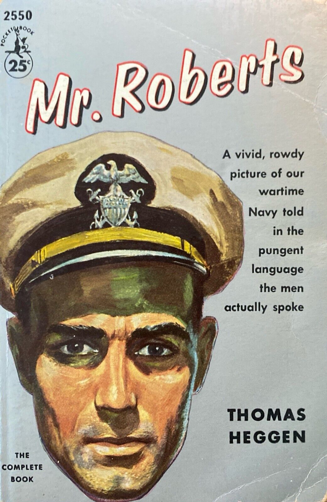 Mr. Roberts by Thomas Heggen 1955 Pocket 2550 Paperback