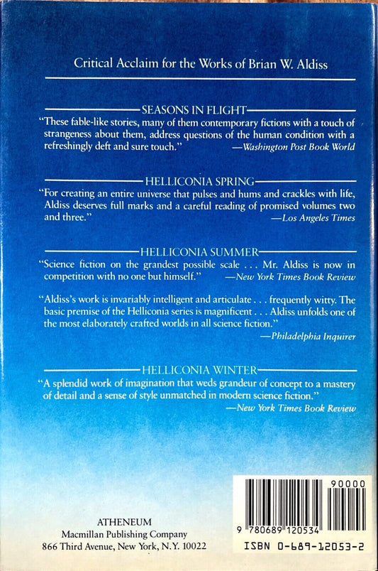 A Romance of the Equator: Best Fantasy by Brian Aldiss 1990 Scribner Hardcover