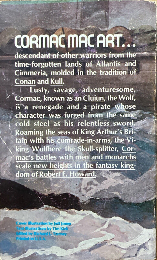 Tigers of the Sea by Robert E. Howard 1976 Zebra 119 Paperback