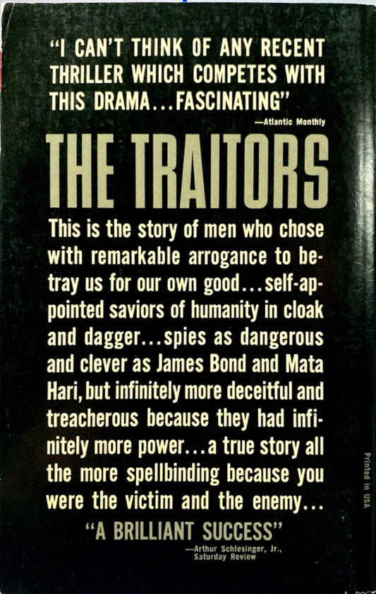 The Traitors by Alan Moorehead 1965 Dell 9028 Paperback