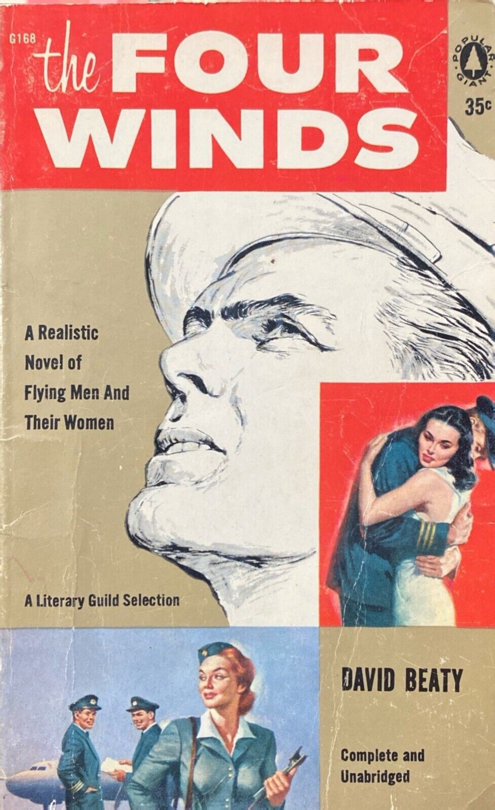 The Four Winds by David Beaty 1956 Popular Giant G168 Paperback
