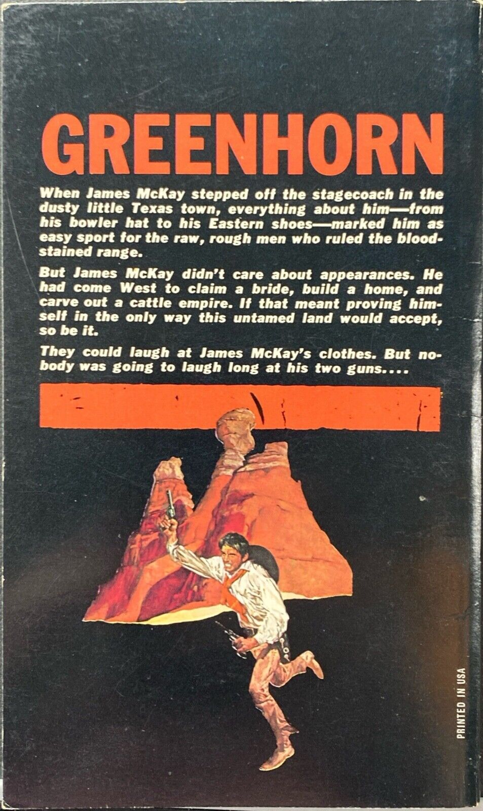 The Big Country by Donald Hamilton 1971 Dell 0848 Paperback First Print