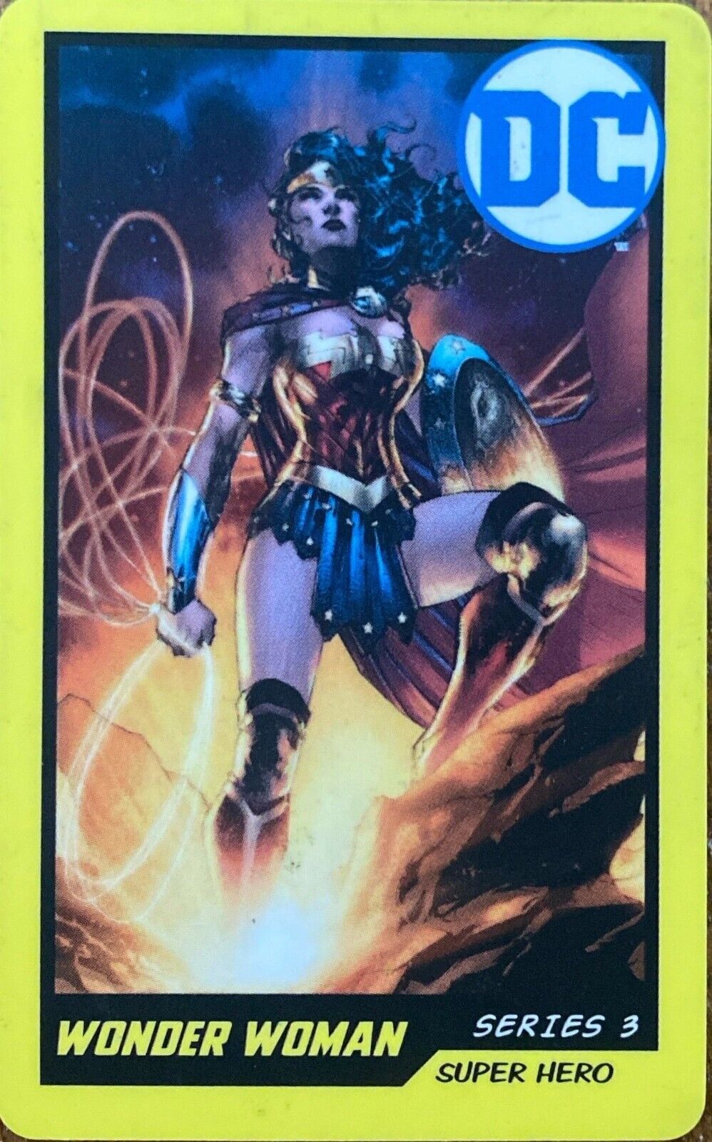 DC Superhero Arcade Coin Pusher Wonder Woman Card Series 3 #004 Laserops
