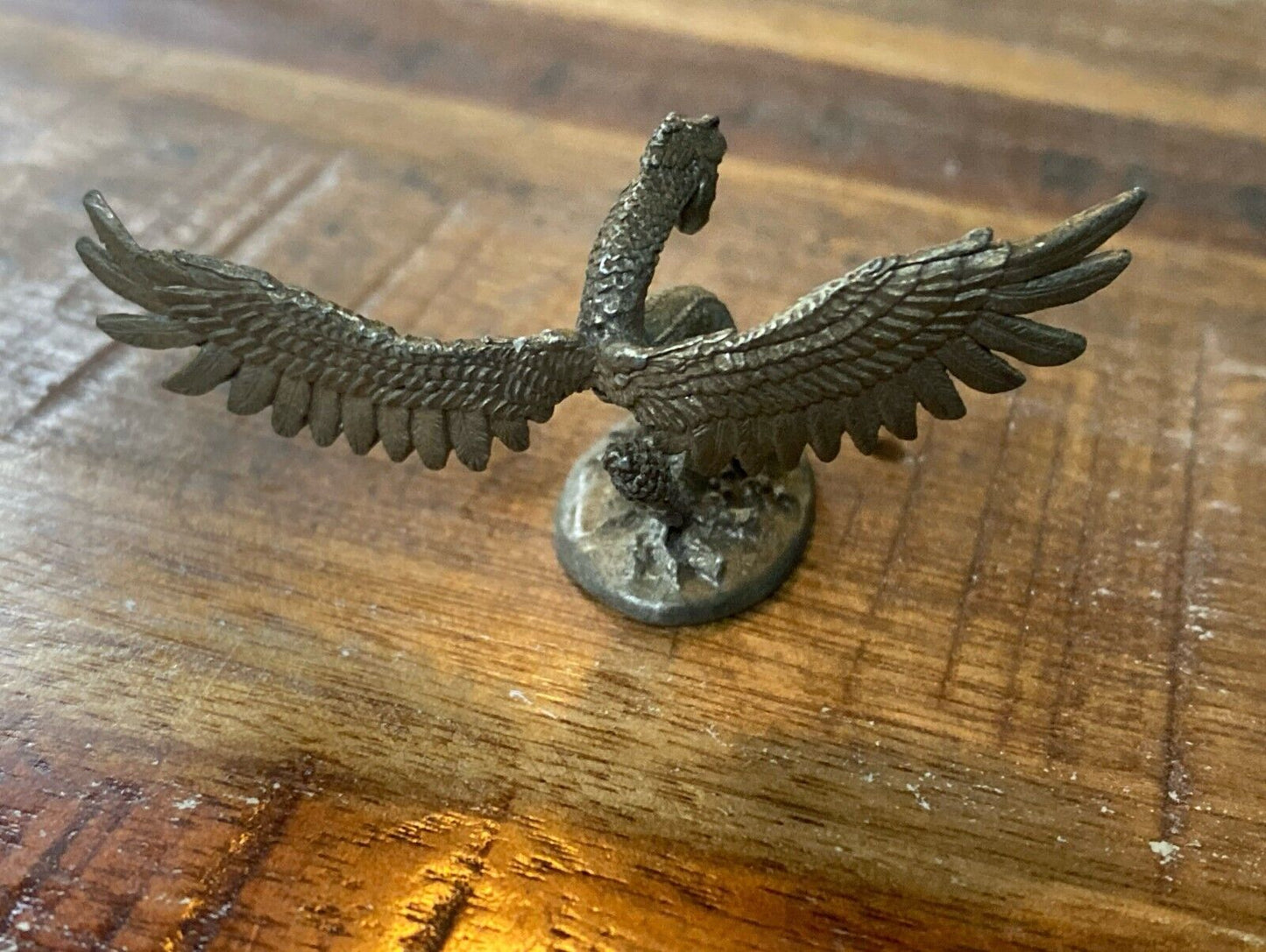 Couatl with Red Jewel TTRPG Tabletop Pewter Miniature 1989 Ral Partha D&D 11-402