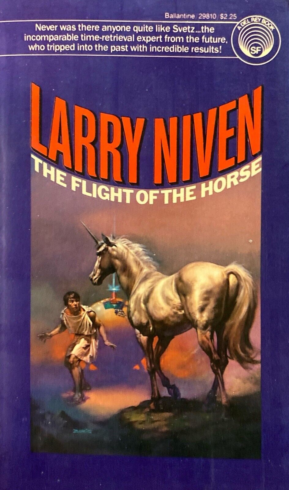 The Flight of the Horse by Larry Niven 1981 Ballantine Del Rey Paperback