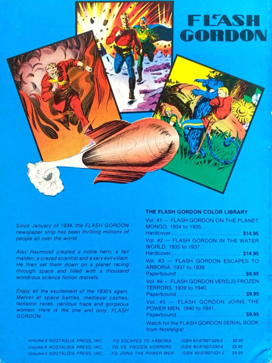 Flash Gordon Versus Frozen Horrors (Vol. 4) by Alex Raymond 1978 Paperback