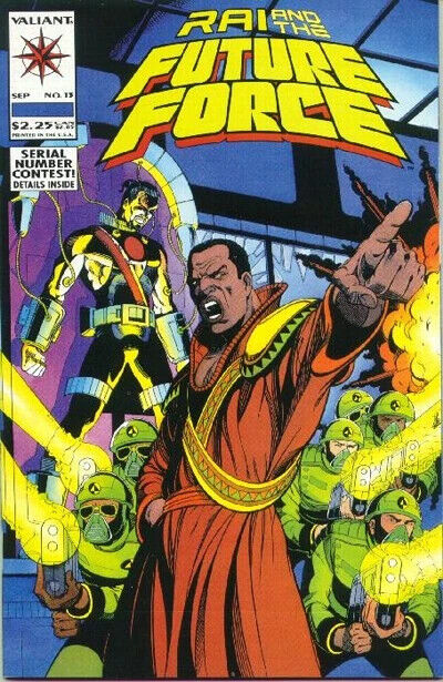 Valiant Comics Rai and the Future Force #13 Modern Age 1993