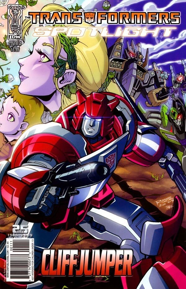 IDW Comics Transformers Spotlight: Cliffjumper Modern Age 2009 One Shot