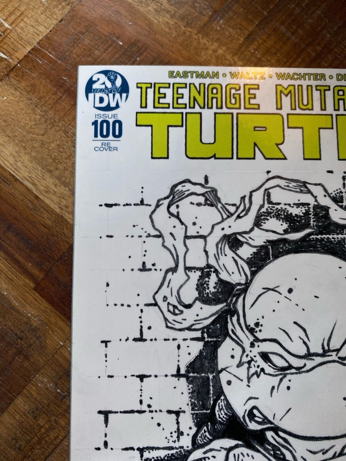 IDW Teenage Mutant Ninja Turtles #100 RE David Petersen Original Art Raphael