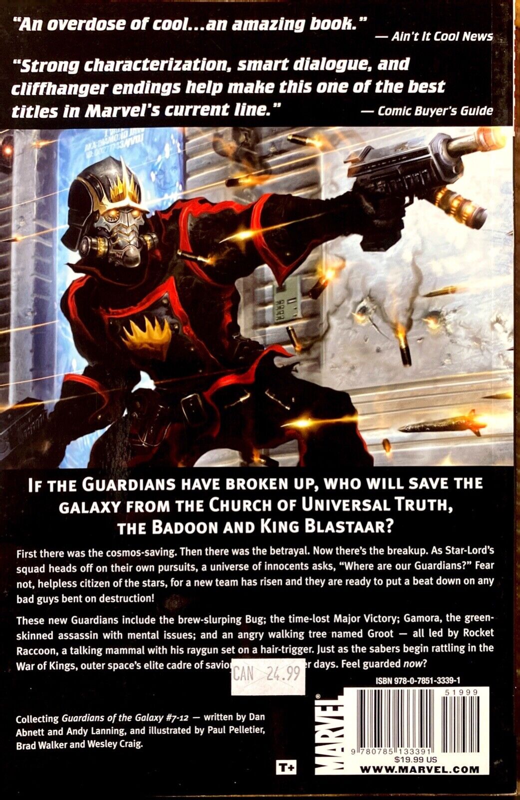 Marvel Comics Guardians of the Galaxy Volume 2: War of Kings Book 1 2009 TPB