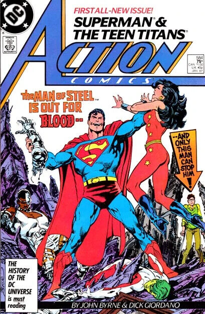 DC Comics Action Comics #584 Copper Age 1987