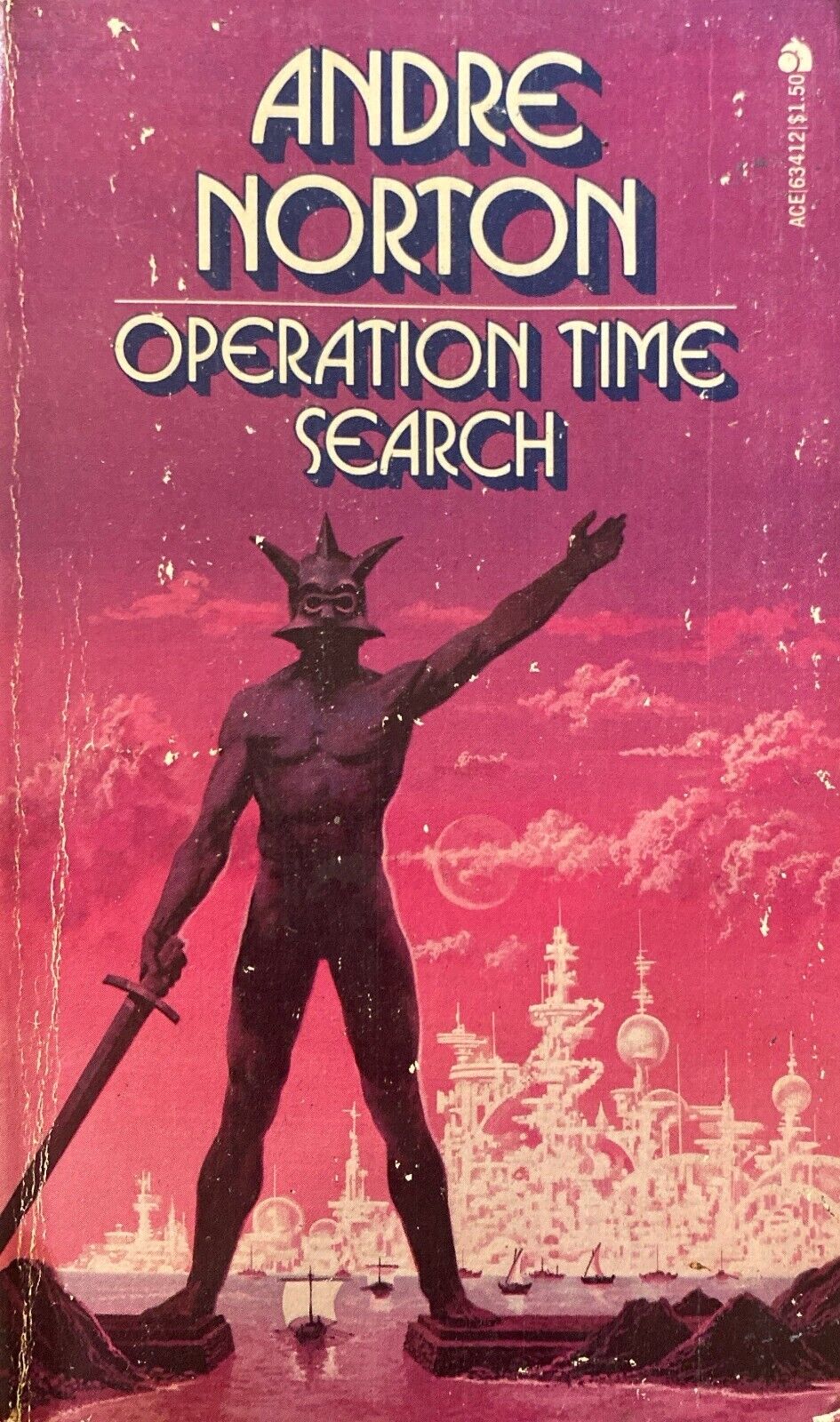 Operation Time Search by Andre Norton 1973 Ace Paperback