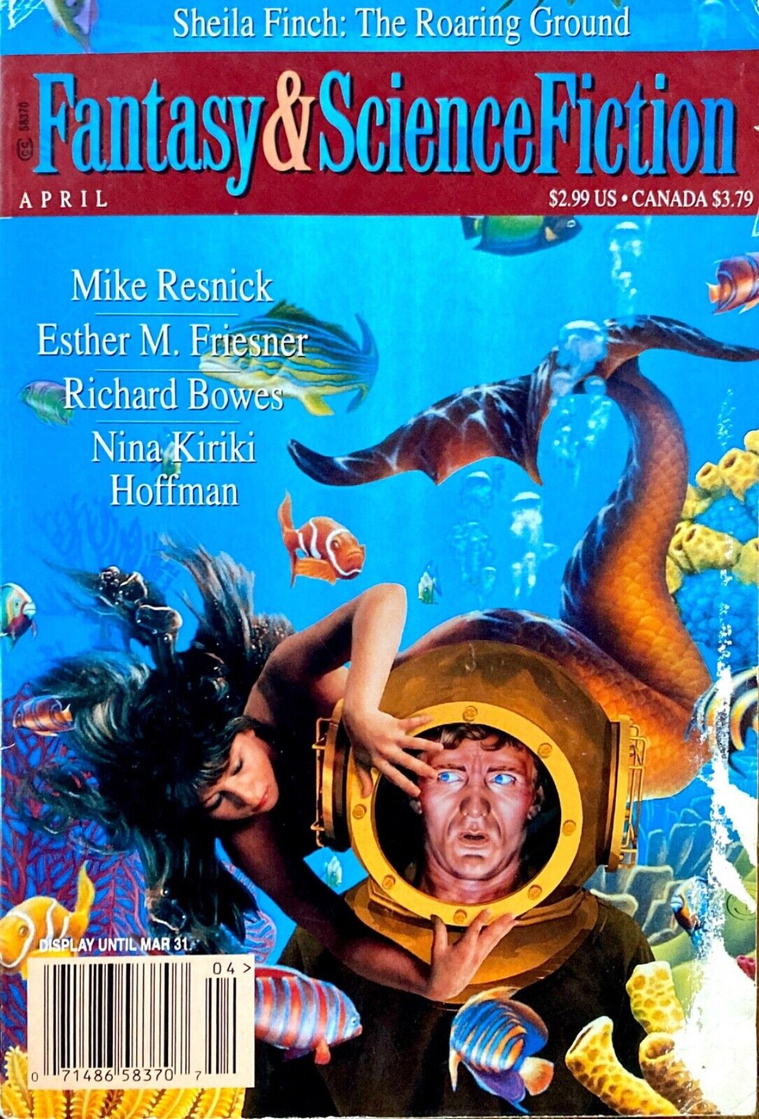 Fantasy & Science Fiction Vol. 92 No. 4 April 1997 Finch Hoffman Resnick