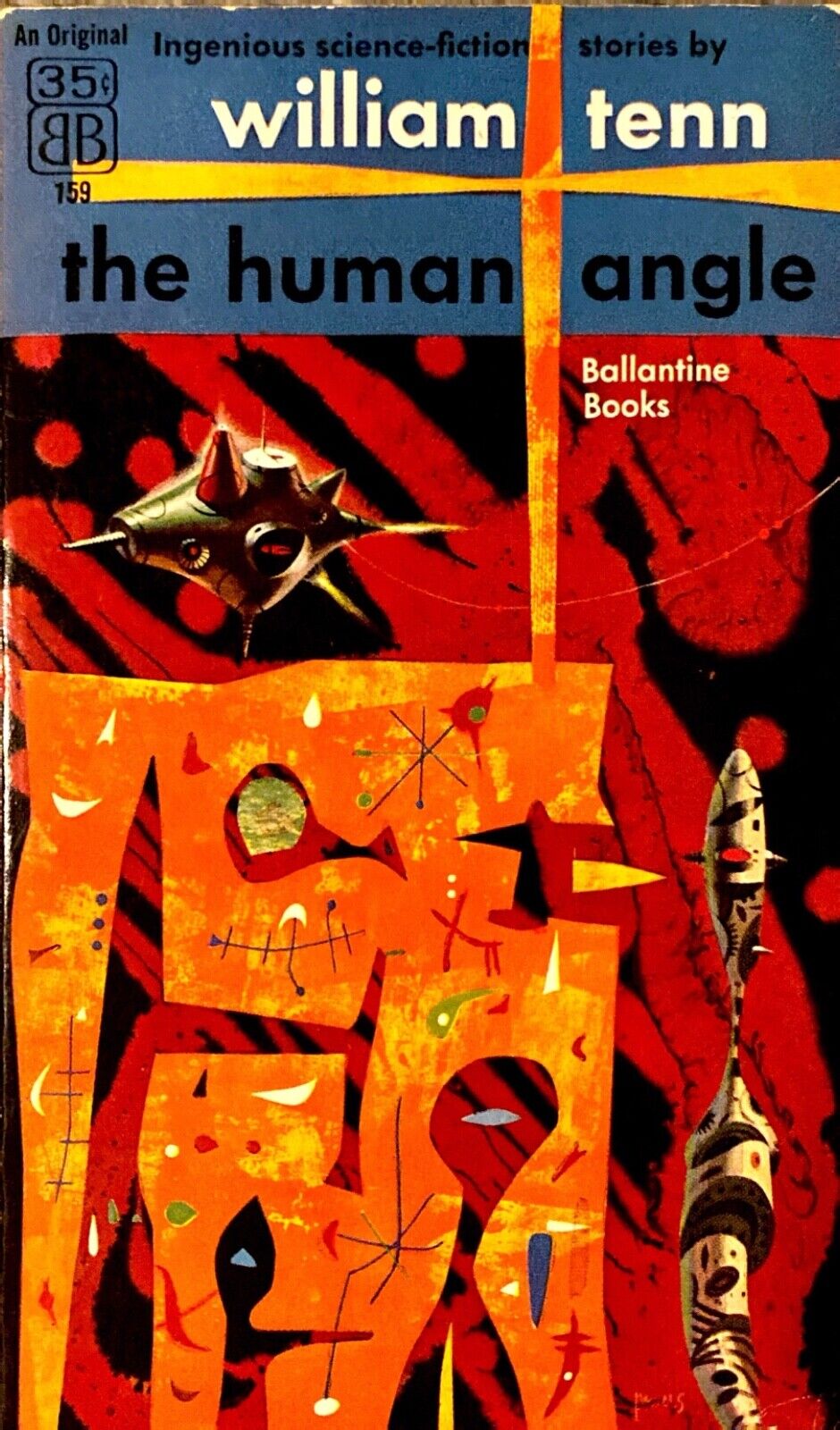 The Human Angle by William Tenn 1956 Ballantine 159 Paperback