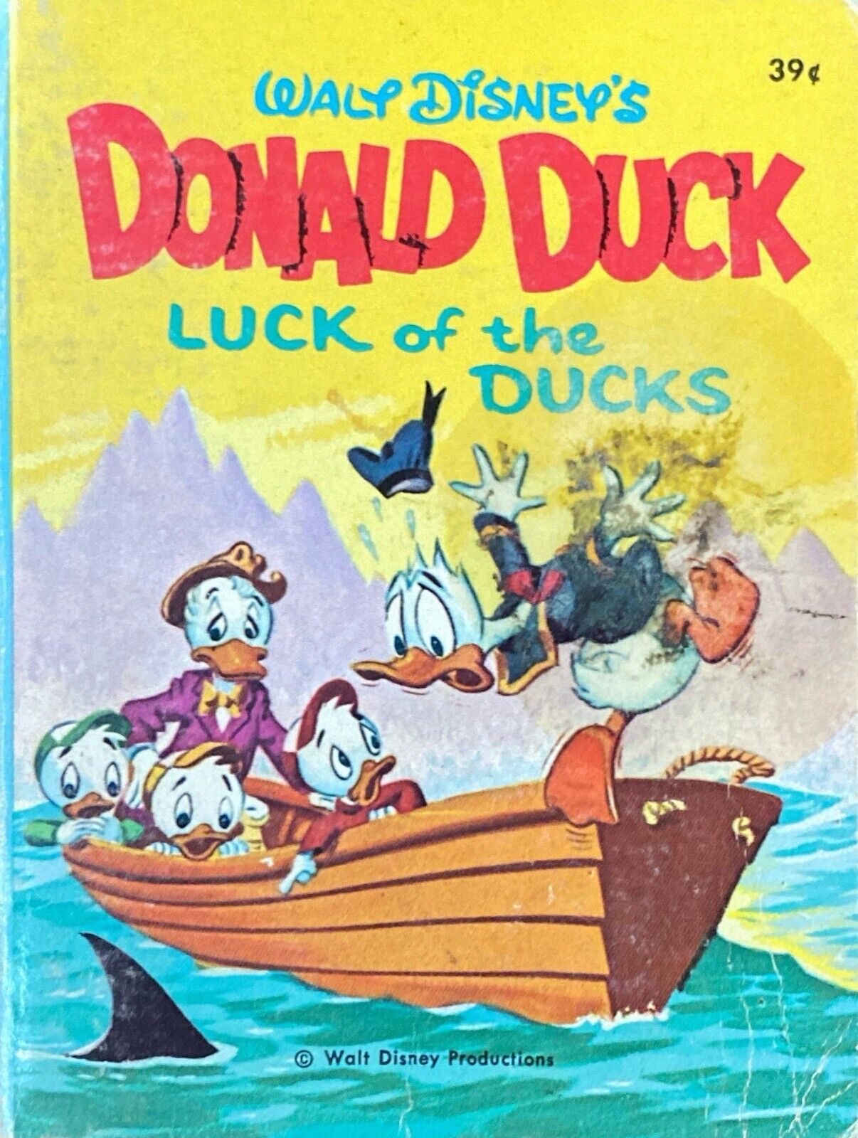 Walt Disney's Donald Duck: Luck of the Ducks 1969 Whitman Big Little Book 5764