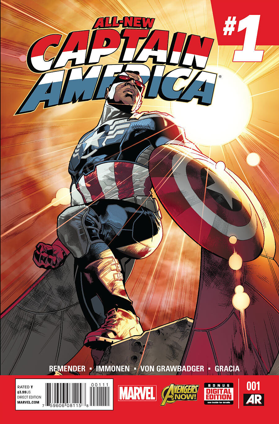 Marvel Comics All-New Captain America #1 Modern Age 2015