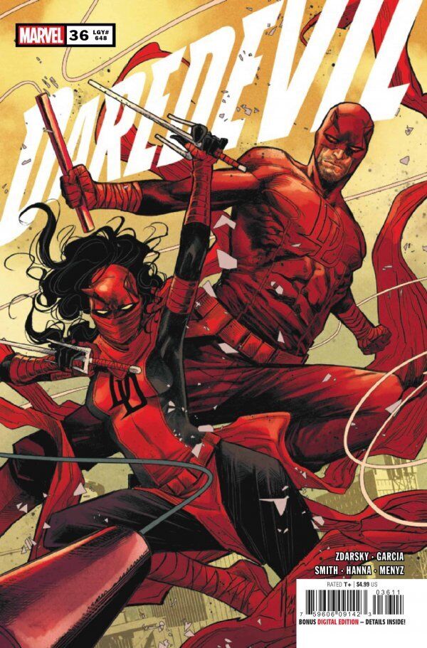 Marvel Comics Daredevil #36 Legacy #648 Modern Age 2022 Variant