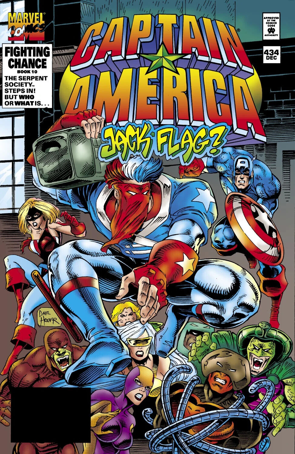 Marvel Comics Captain America #434 1994 Modern Age First Appearance Jack Flag