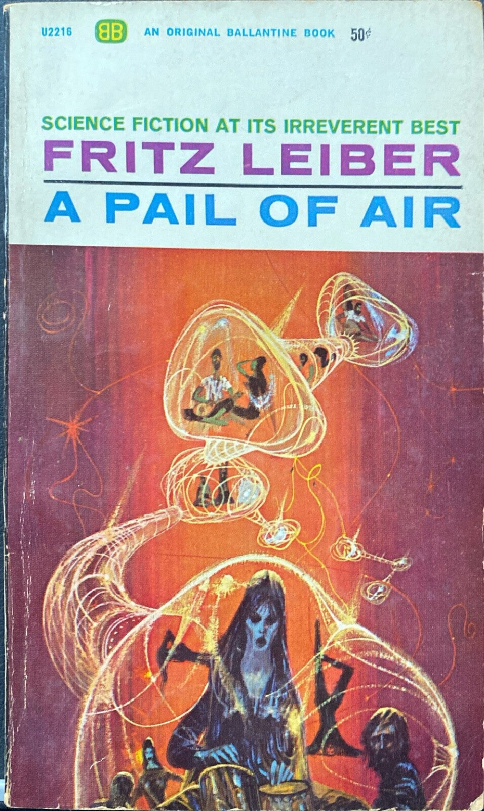 A Pail of Air by Fritz Leiber 1964 Ballantine U2216 Paperback