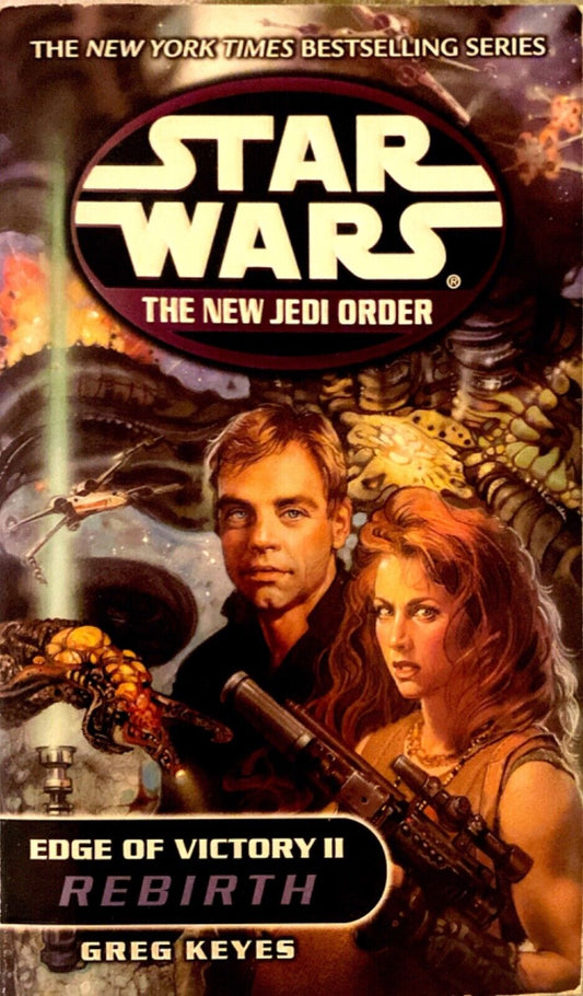 Star Wars The New Jedi Order Edge of Victory II Rebirth by Greg Keyes Lucas Book