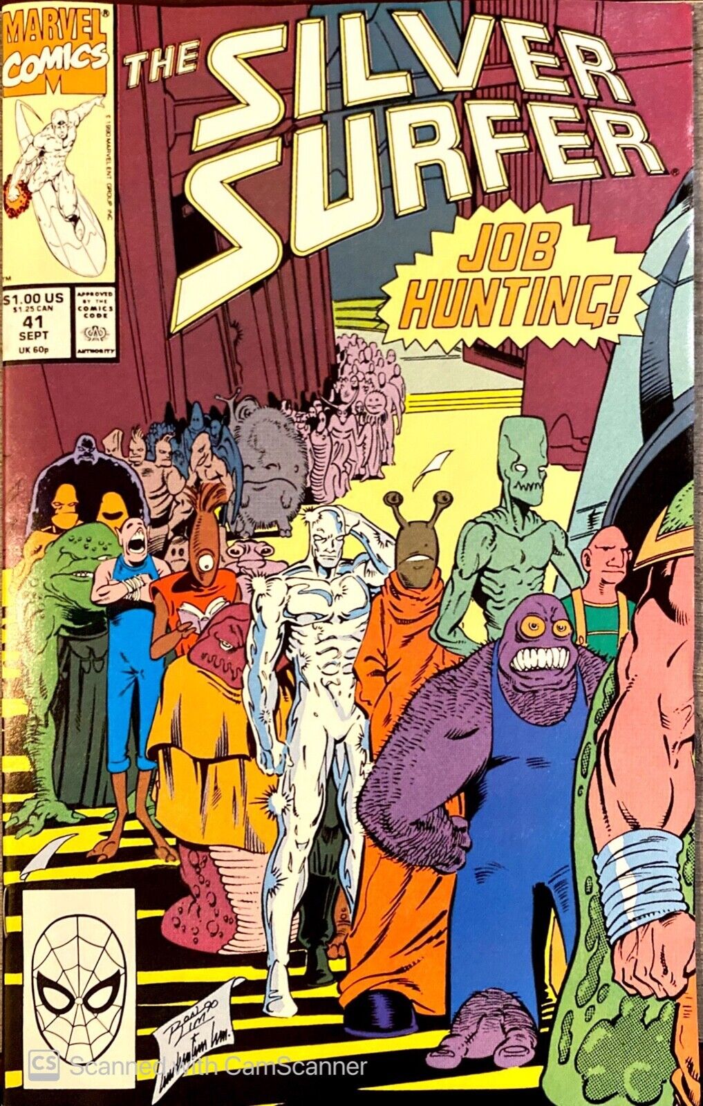 Marvel Comics Silver Surfer #41 Copper Age 1990