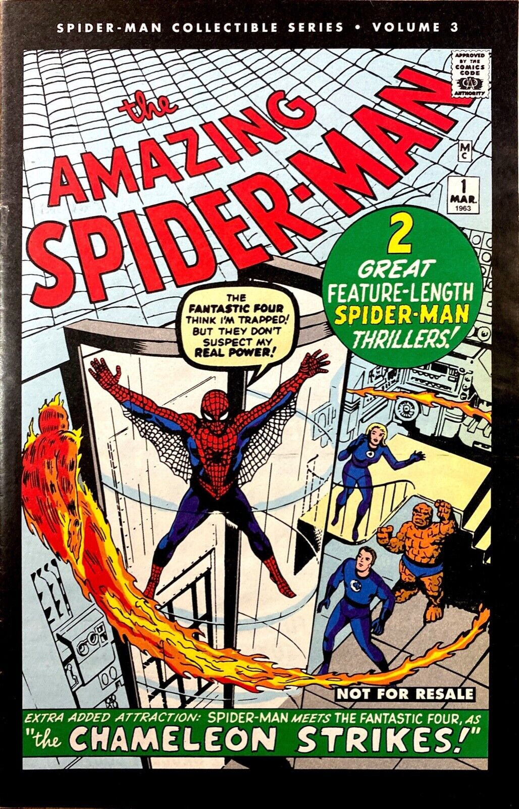 Marvel Comics Amazing Spider-man #1 Silver Age 2006 Newspaper Reprint