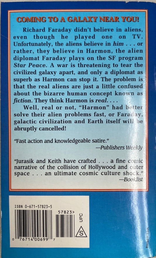 Diplomatic Act by Peter Jurasik & William H Keith, Jr. 1999 Baen Paperback