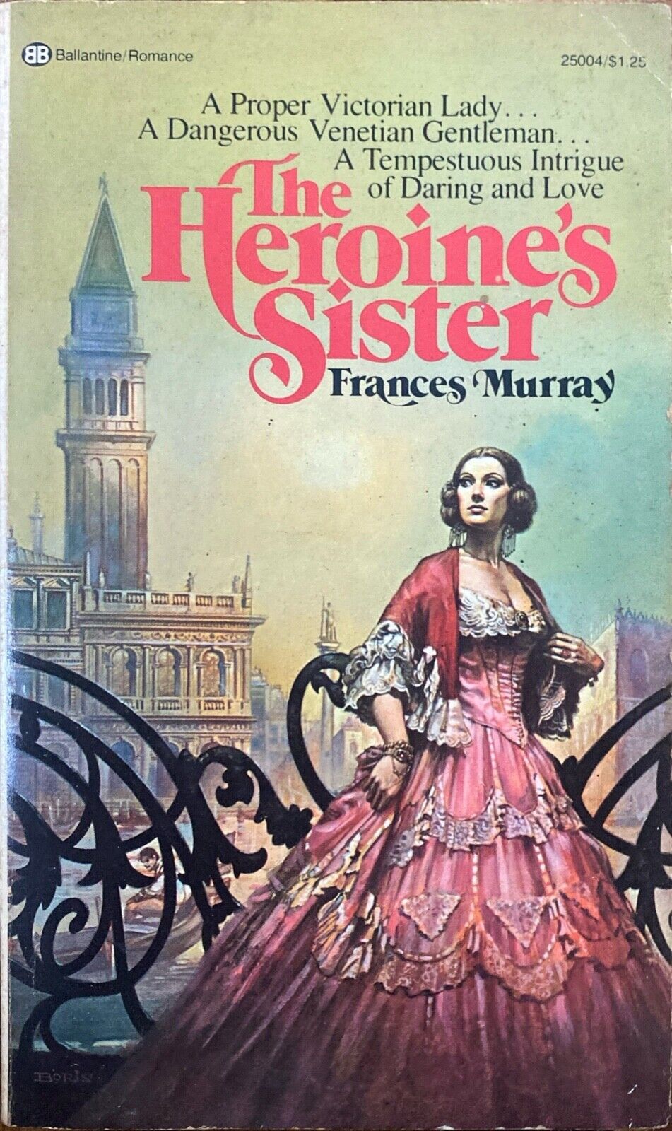 The Heroine's Sister by Frances Murray 1975 Ballantine Paperback