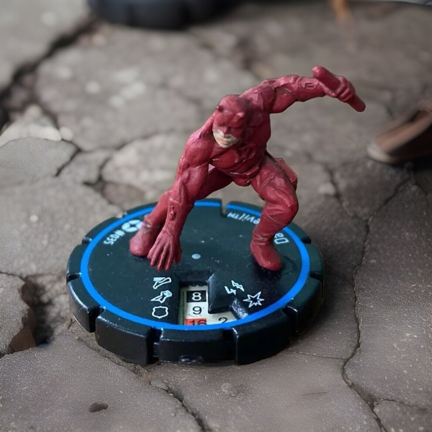 Heroclix Marvel Critical Mass #035 Daredevil Experienced Blue