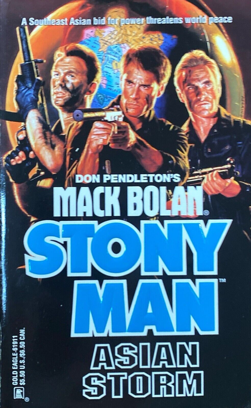 Don Pendleton's Mack Bolan - Stony Man: Asian Storm 1997 Gold Eagle Paperback