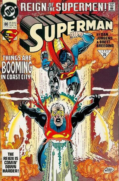 DC Comics Superman #80 Modern Age 1993