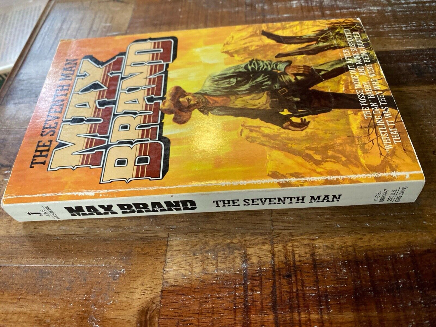 The Seventh Man by Max Brand 1987 Jove Paperback