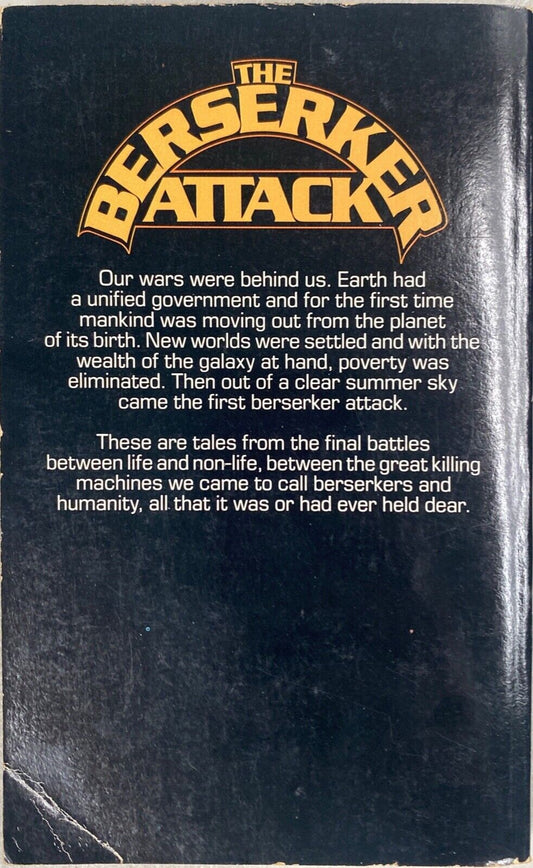 The Berserker Attack by Fred Saberhagen 1987 Tor Paperback Otherworlds Club