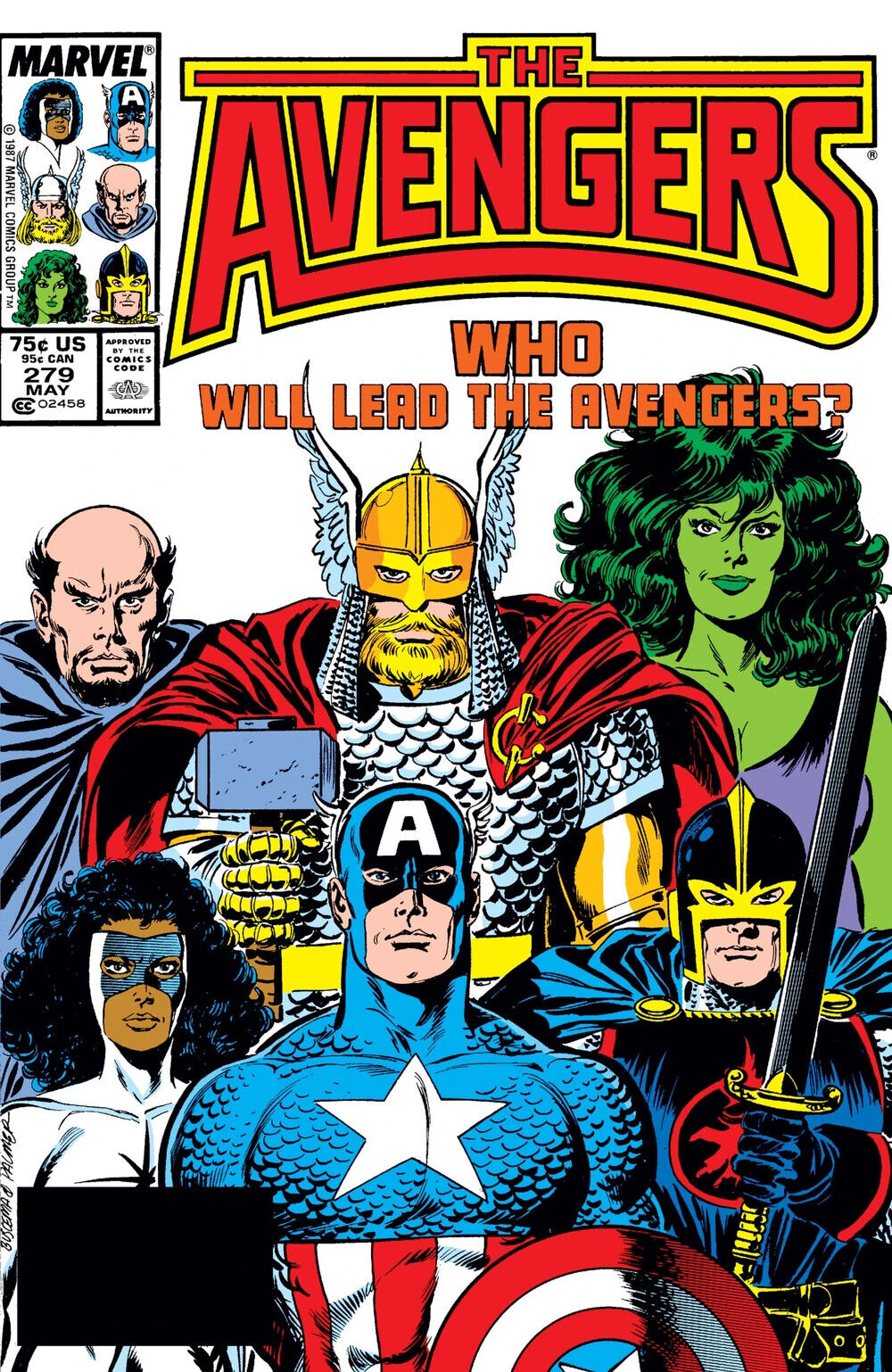 Marvel Comics Avengers #279 Copper Age 1987