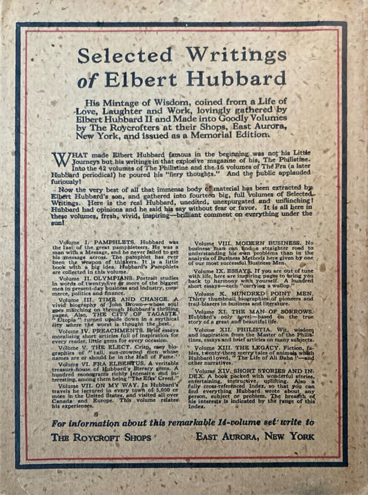 Little Journeys to Homes of the Great by Elbert Hubbard Vol IV Eminent Painters