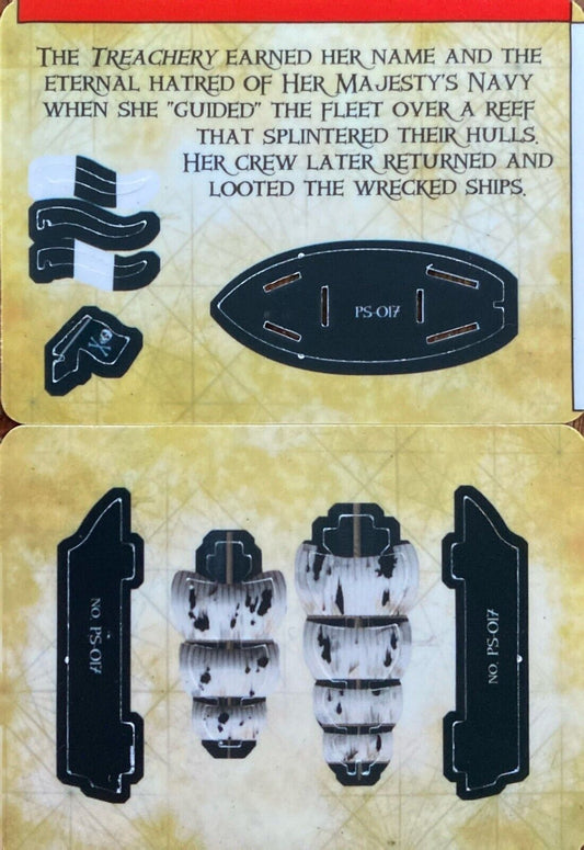 WizKids Pirates CSG of the Spanish Main PS-017 Treachery