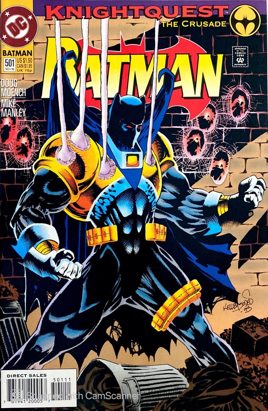 DC Comics Batman #501 Modern Age 1993 Knightquest