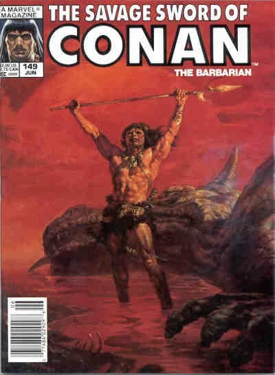 Marvel Magazine Savage Sword of Conan #149 Copper Age 1988